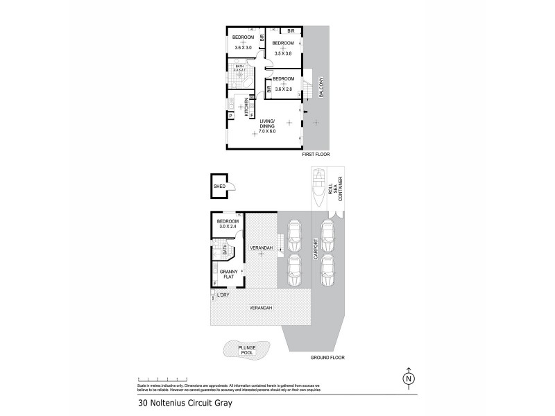 30 Noltenius Crescent, Gray NT 0830 Floorplan