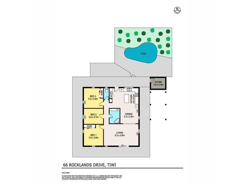 66 Rocklands Drive, Tiwi NT 0810 Floorplan