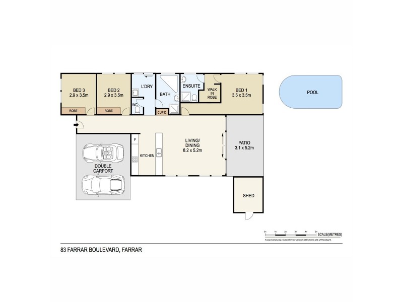 83 Farrar Boulevard, Farrar NT 0830 Floorplan