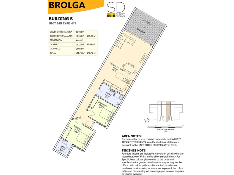 14B/174 Forrest Parade, Rosebery NT 0832 Floorplan