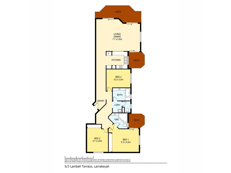 5/3 Lambell Terrace, Larrakeyah NT 0820 Floorplan