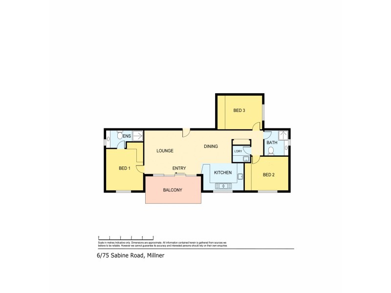 6/75 Sabine Road, Millner NT 0810 Floorplan