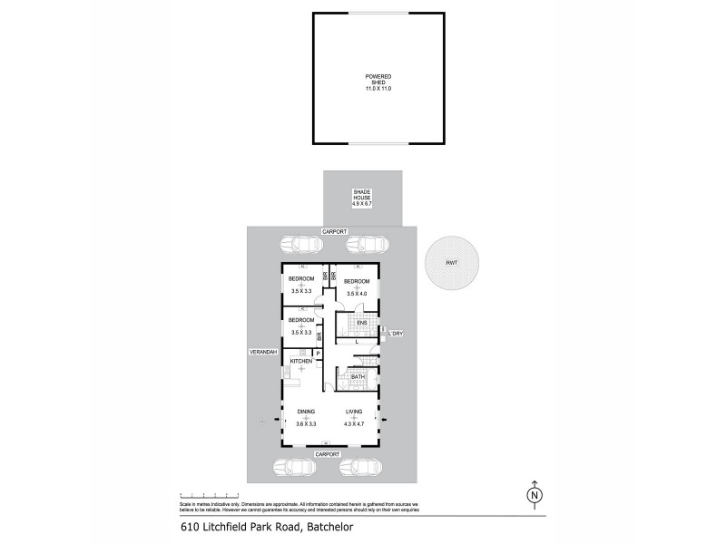 610 Litchfield Park Road, Rum Jungle NT 0845 Floorplan