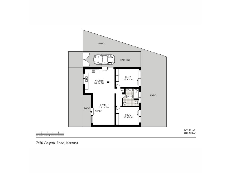 7/50 Calytrix Road, Karama NT 0812 Floorplan