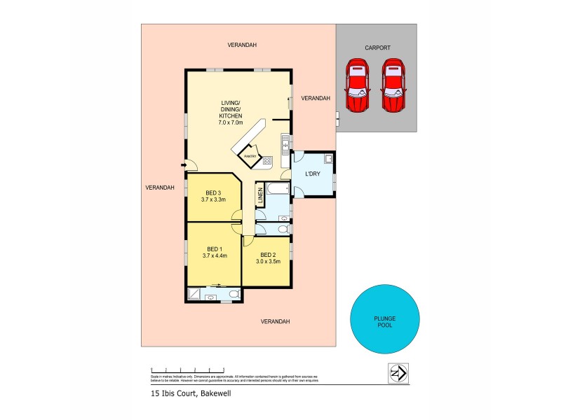 15 Ibis Court, Bakewell NT 0832 Floorplan