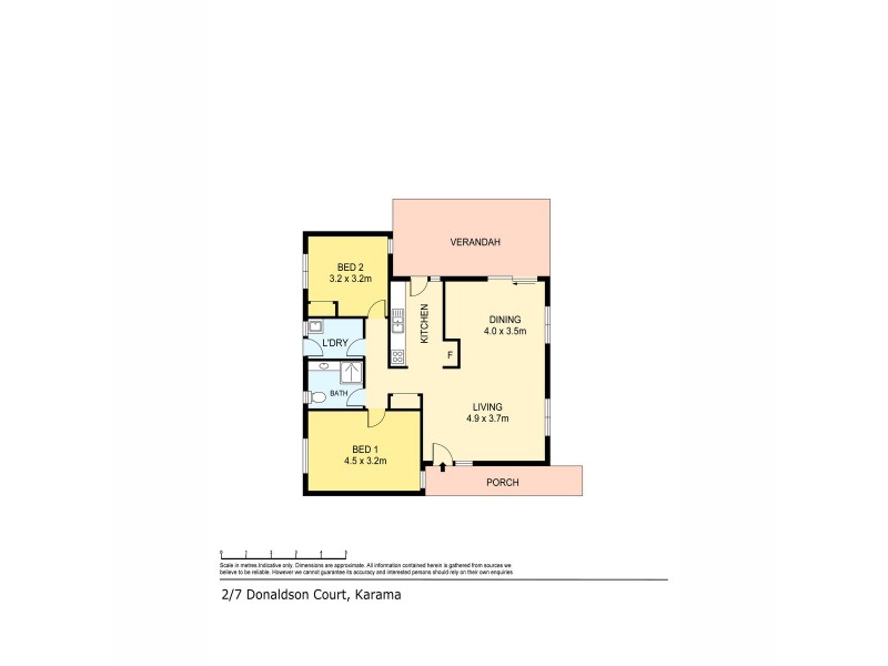 2/7 Donaldson Court, Karama NT 0812 Floorplan