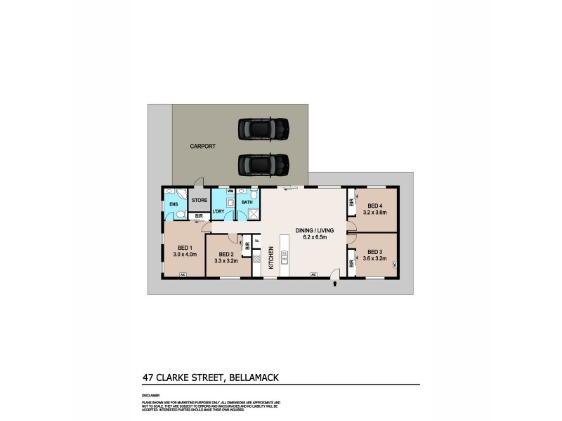 47 Clarke Street, Bellamack NT 0832 Floorplan