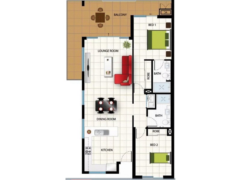 1101/2 Brisbane Street, Johnston NT 0832 Floorplan