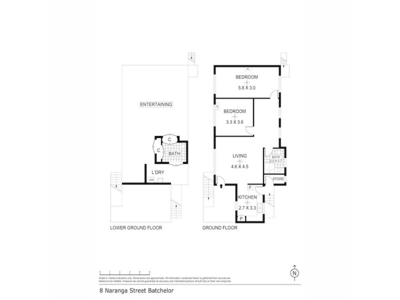 8 Naranga Street, Batchelor NT 0845 Floorplan