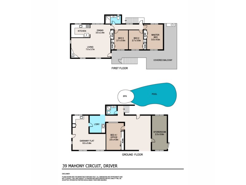 39 Mahony Circuit, Driver NT 0830 Floorplan