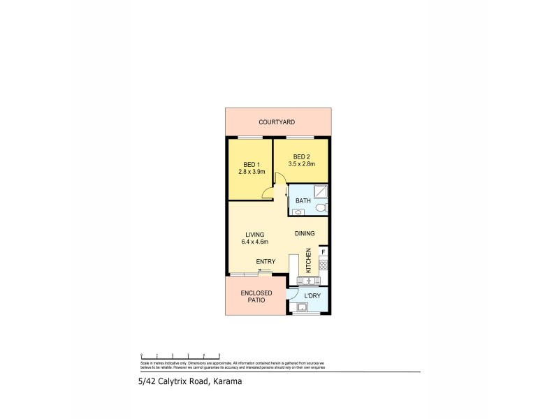 5/42 Calytrix Road, Karama NT 0812 Floorplan