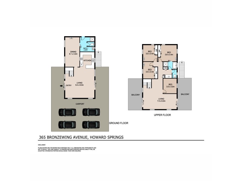365 Bronzewing Avenue, Howard Springs NT 0835 Floorplan
