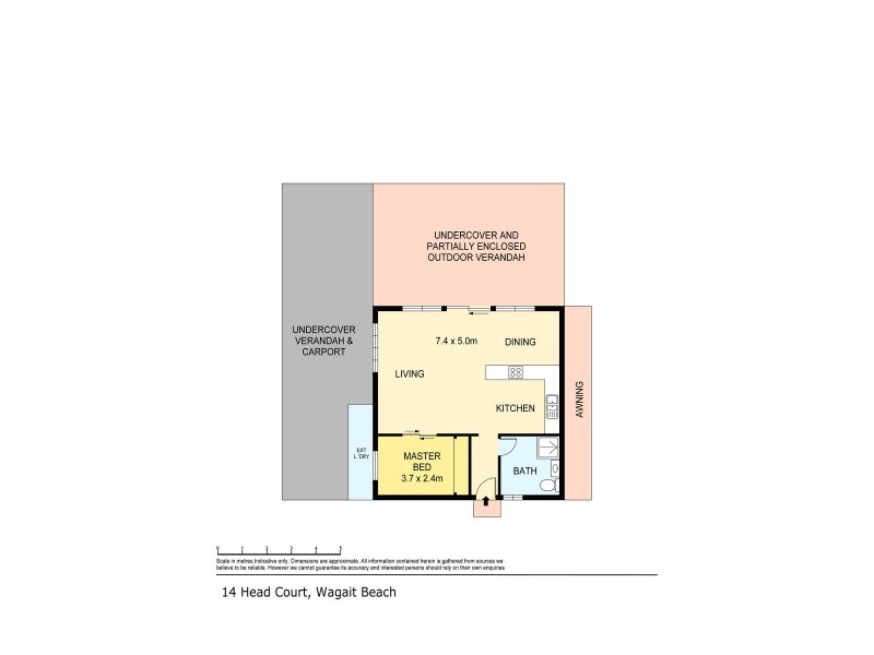 14 Head Court, Wagait Beach NT 0822 Floorplan