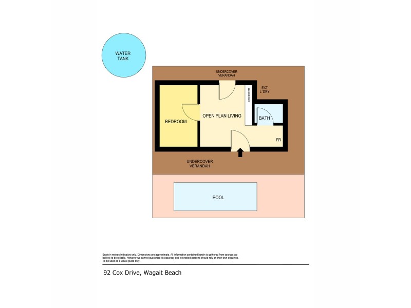 92 Cox Drive, Wagait Beach NT 0822 Floorplan