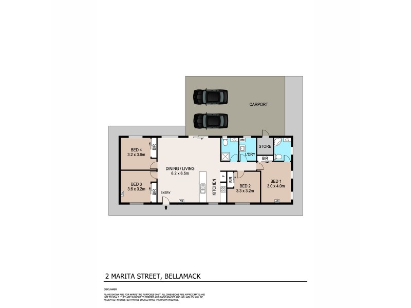 2 Marita Street, Bellamack NT 0832 Floorplan