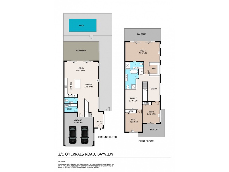 2/1 O’Ferrals Road, Bayview NT 0820 Floorplan