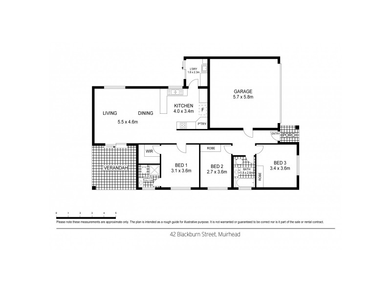 42 Blackburn Street, Muirhead NT 0810 Floorplan