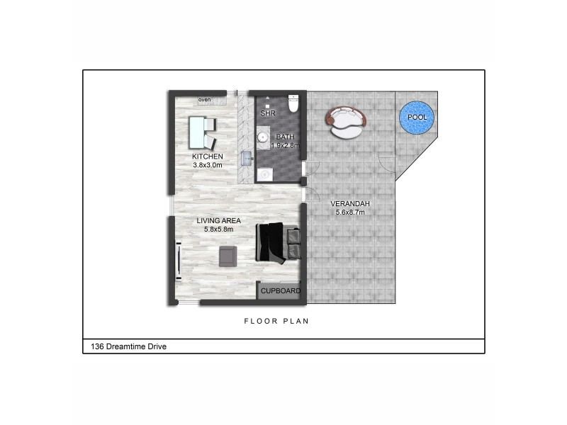 136 Dreamtime Drive, Mcminns Lagoon NT 0822 Floorplan