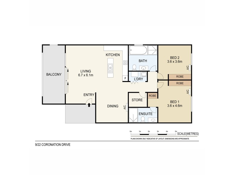 9/22 Coronation Drive, Stuart Park NT 0820 Floorplan