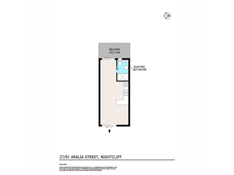 27/91 Aralia Street, Rapid Creek NT 0810 Floorplan