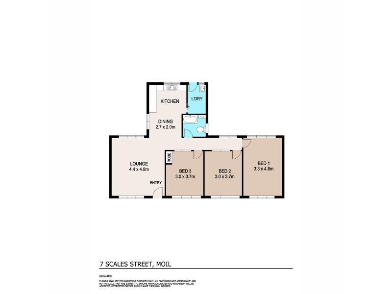 7 Scales Street, Moil NT 0810 Floorplan