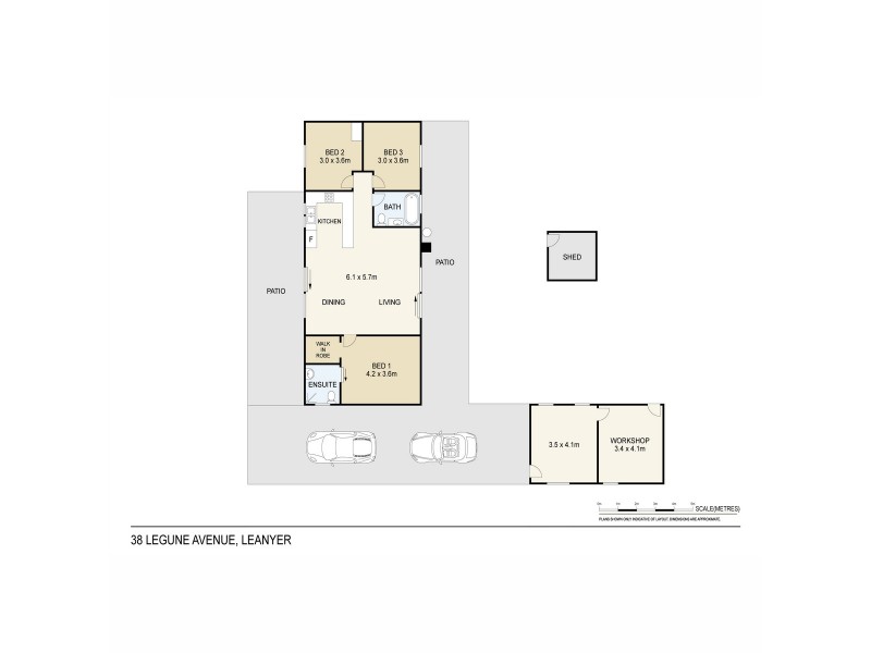 38 Legune Avenue, Leanyer NT 0812 Floorplan