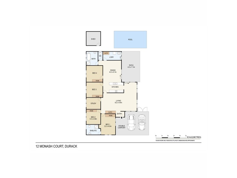 12 Monash Court, Durack NT 0830 Floorplan