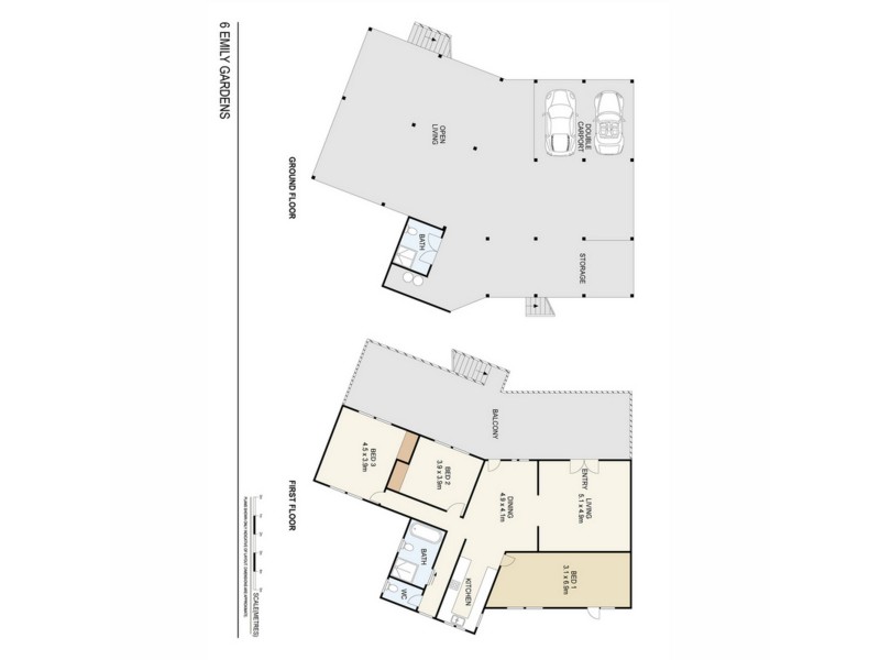 6 Emily Gardens, Alawa NT 0810 Floorplan