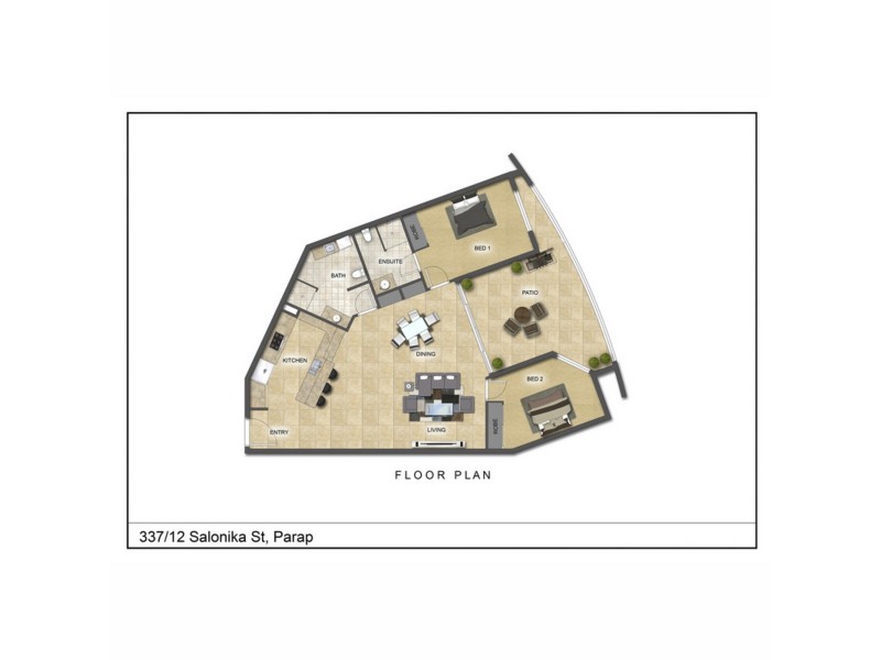 337/12 Salonika Street, Parap NT 0820 Floorplan