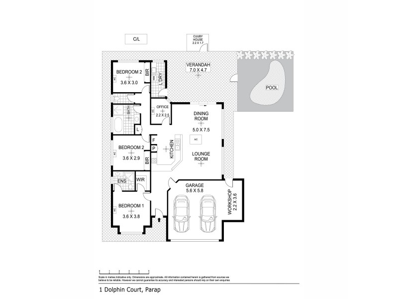 1 Dolphin Court, Parap NT 0820 Floorplan