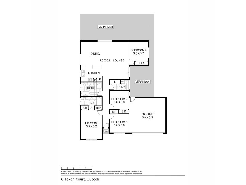 6 Texan Court, Zuccoli NT 0832 Floorplan