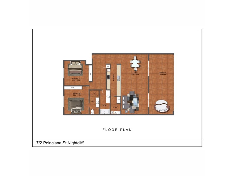 7/2 Poinciana Street, Nightcliff NT 0810 Floorplan