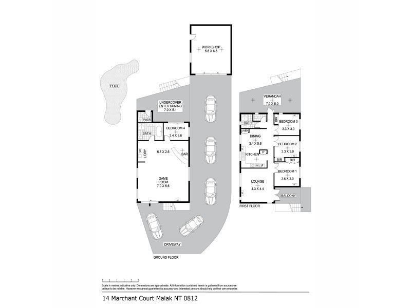 14 Marchant Court, Malak NT 0812 Floorplan