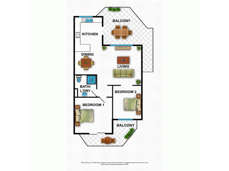 46/23 Hudson Fysh Avenue, Parap NT 0820 Floorplan