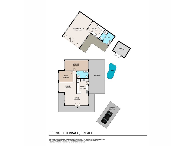 53 Jingili Terrace, Jingili NT 0810 Floorplan