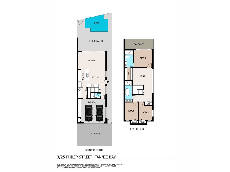 3/25 Philip Street, Fannie Bay NT 0820 Floorplan