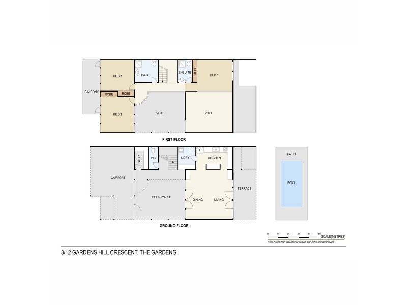 3/12 Gardens Hill Crescent, The Gardens NT 0820 Floorplan