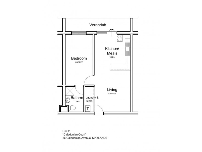 2/86 Caledonian Avenue, Maylands WA 6051 Floorplan