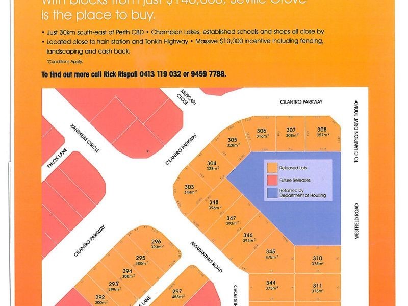 Lot 312 Westfield Road, Seville Grove WA 6112