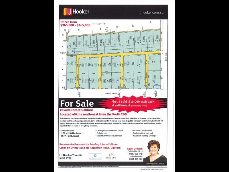 Lot 44 Florence Place, Oakford WA 6121