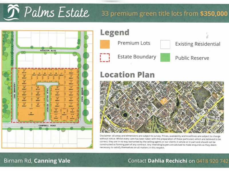 Lots 1-33 Birnam Road, Canning Vale WA 6155