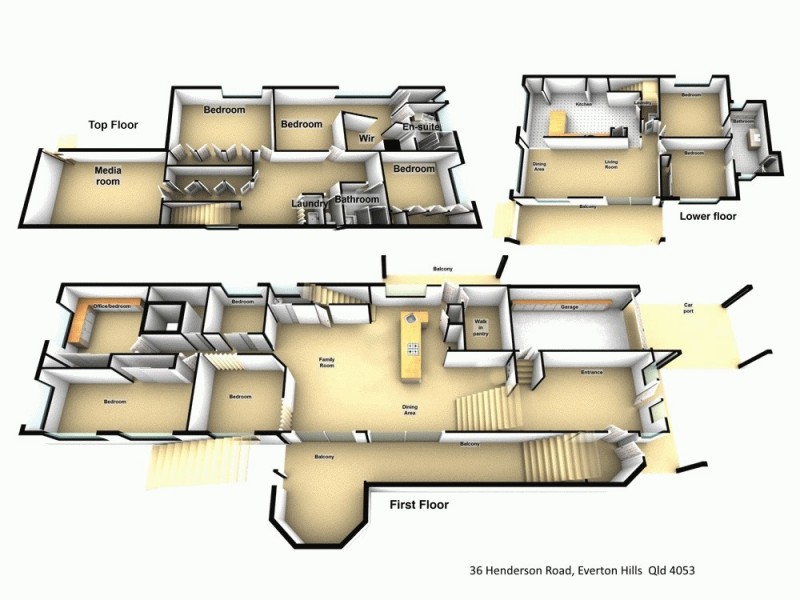 36 Henderson Road, Everton Hills QLD 4053 Floorplan