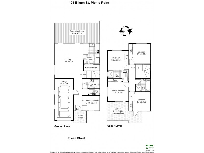 25 Eileen Street, Picnic Point NSW 2213 Floorplan