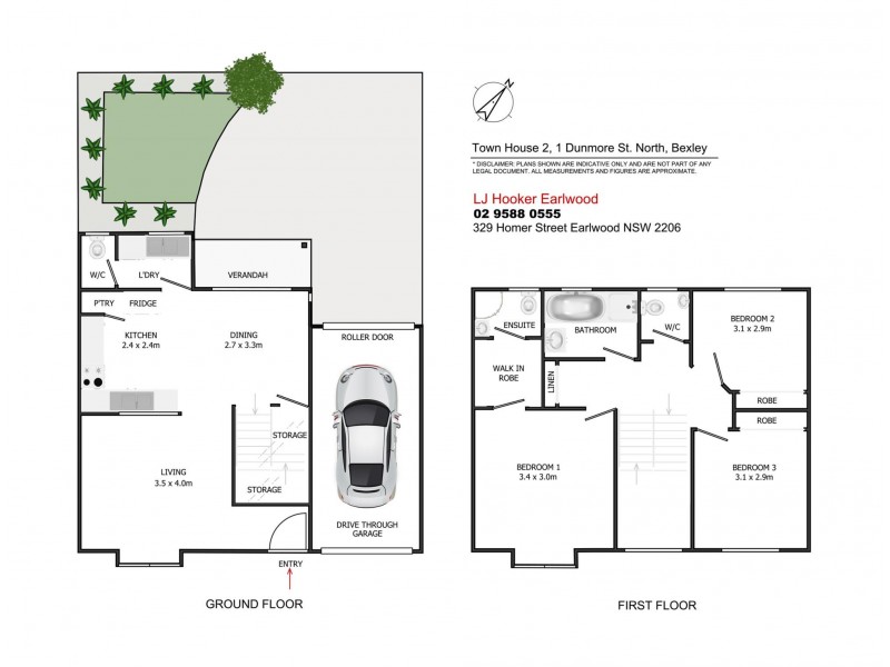 2/1 Dunmore Street North, Bexley NSW 2207 Floorplan