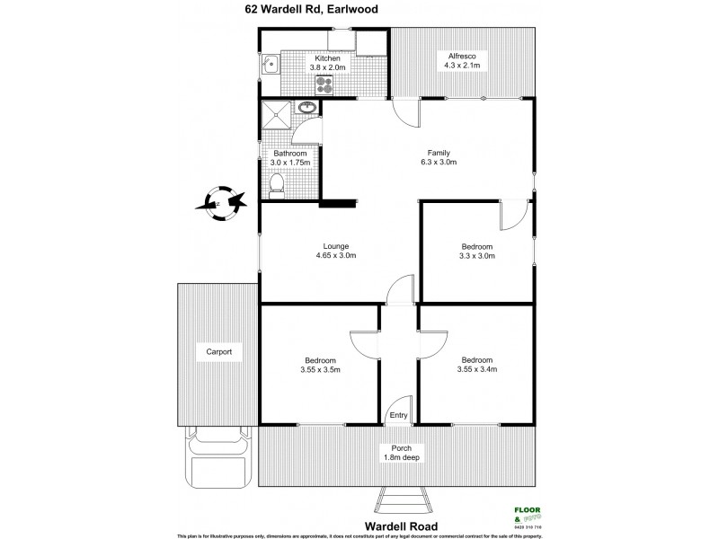 62 Wardell Road, Earlwood NSW 2206 Floorplan