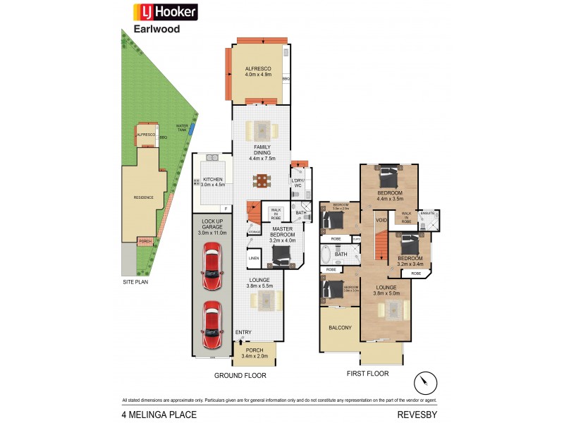 4 Melinga Place, Revesby NSW 2212 Floorplan