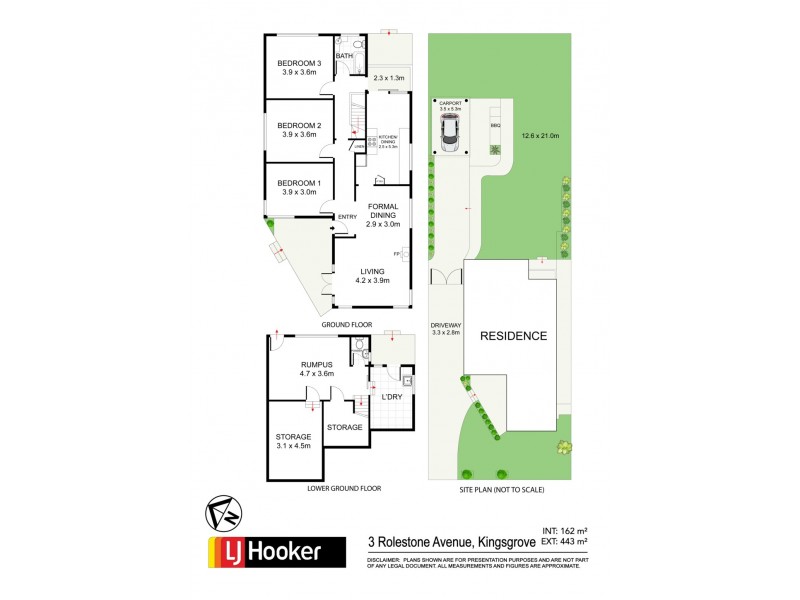 3 Rolestone Avenue, Kingsgrove NSW 2208 Floorplan