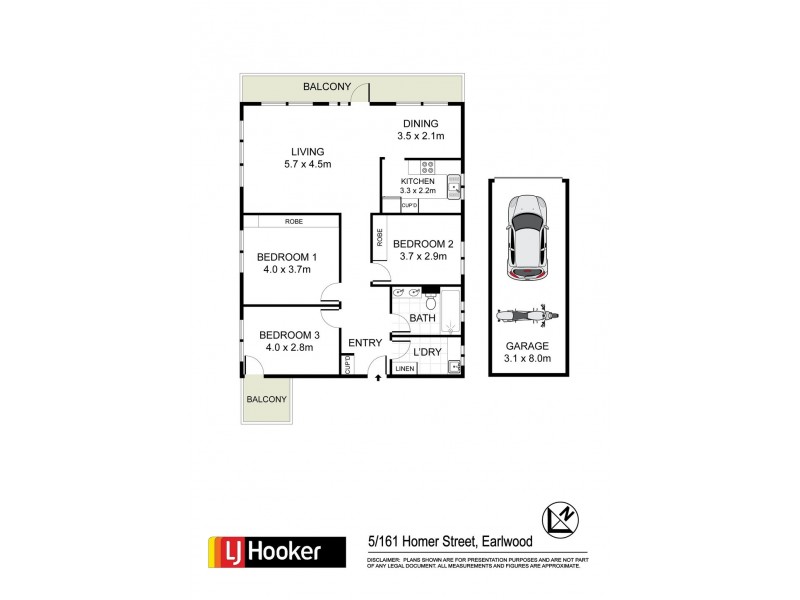 5/161 Homer Street, Earlwood NSW 2206 Floorplan
