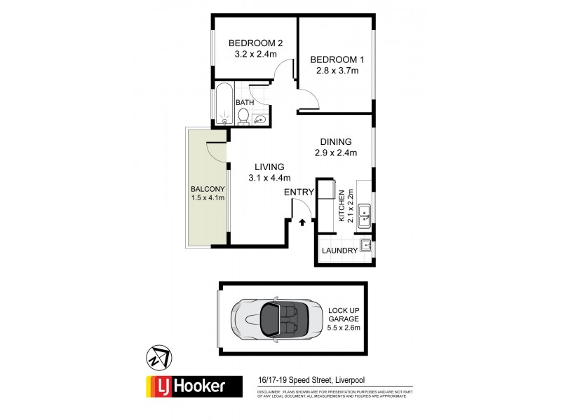 16/19 Speed Street, Liverpool NSW 2170 Floorplan