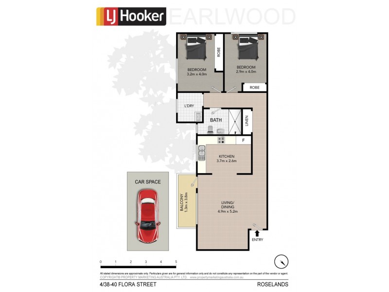 4/38 Flora street, Roselands NSW 2196 Floorplan